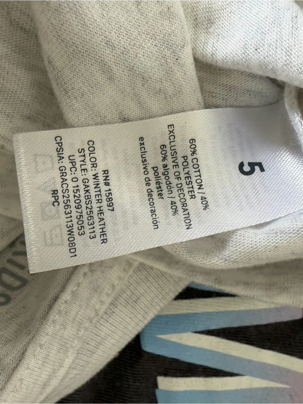 OLD NAVY CARTERS CAT JACK Girls Graphic Tee Bundle Grey Size 5T 3Pk Lot